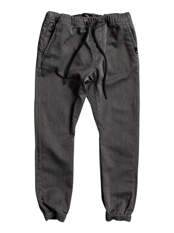 quiksilver, Джоггеры Fonic, DARK GREY HEATHER (ktfh) 0 Джоггеры Fonic Черный EQKNP03041 Quiksilver