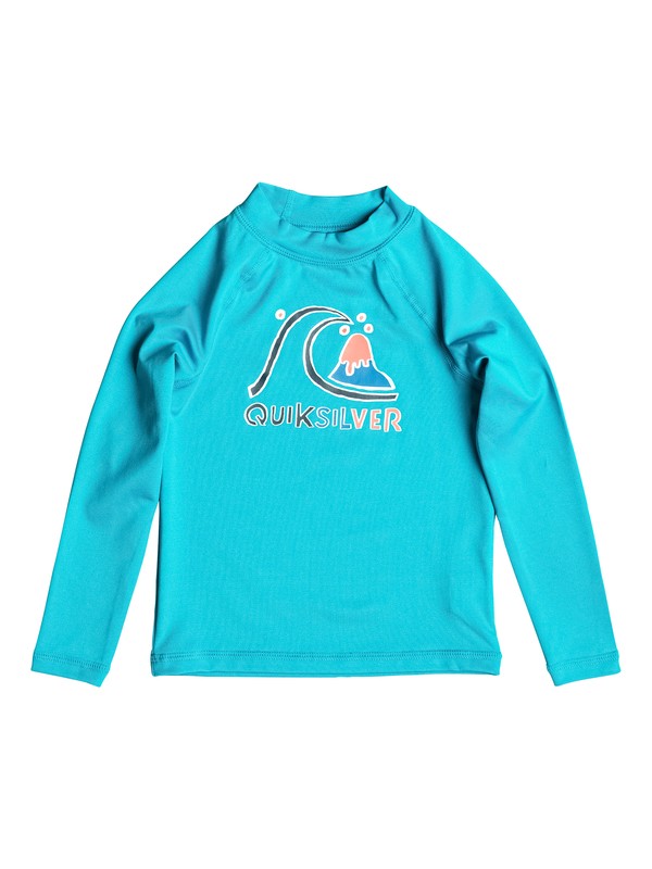 quiksilver, Bubble - Surf tee manches longues, HAWAIIAN OCEAN (bmj0) 0 Bubble - Surf tee manches longues EQKWR03001 Quiksilver