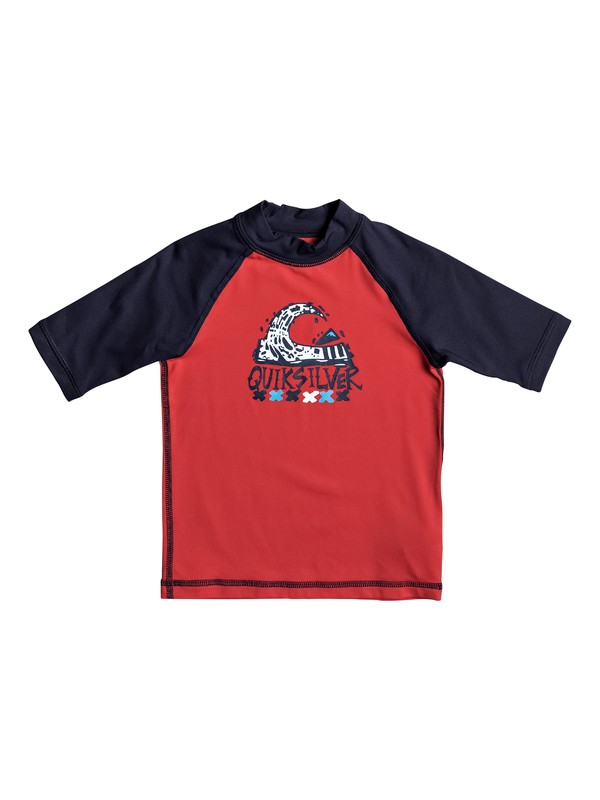 quiksilver, Bubble Dream - Lycra manches courtes UPF 50, QUIK RED (rqr0) 0 Bubble Dream - Lycra manches courtes UPF 50 EQKWR03024 Quiksilver