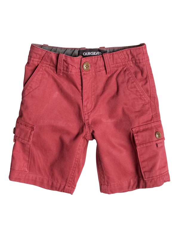 quiksilver, Everyday Cargo - Short, AMERICAN BEAUTY (rpy0) 0 Everyday Cargo - Short Rouge EQKWS03033 Quiksilver