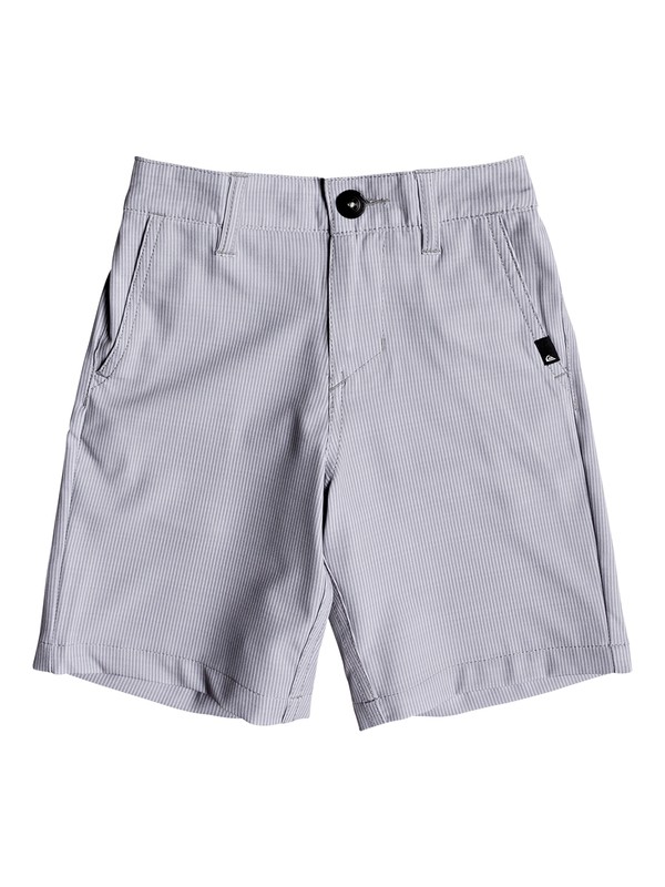 quiksilver, Boys 2 - 7 Union Pinstripe 14" Amphibian Shorts, SLEET (szp0) 0 Boys 2 - 7 Union Pinstripe 14" Amphibian Shorts Grey EQKWS03140 Quiksilver