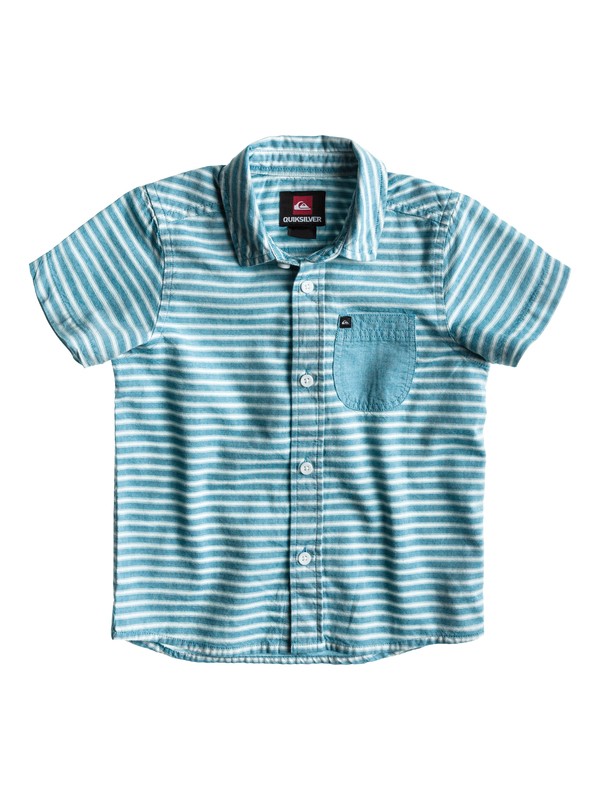 quiksilver, Boys 2-7 Swamis Short Sleeve Shirt, SNORKEL (bqc0) 0 Boys 2-7 Swamis Short Sleeve Shirt EQKWT00000 Quiksilver