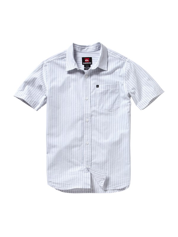 quiksilver, Boys 2-7 Ventures Short Sleeve Shirt, AIRFORCE (bnd0) 0 Boys 2-7 Ventures Short Sleeve Shirt EQKWT00002 Quiksilver