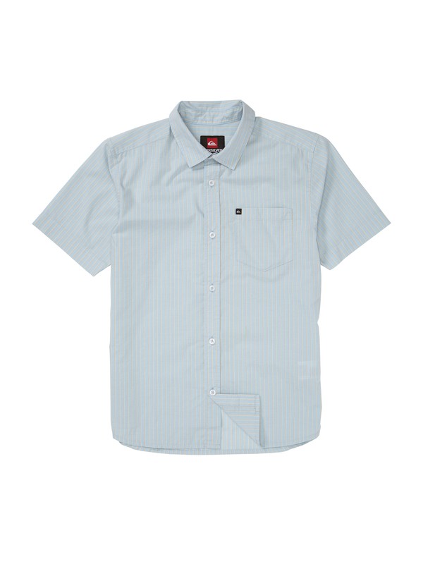 quiksilver, Boys 2-7 Barracuda Cay Shirt, ICICLE (bfg0) 0 Boys 2-7 Barracuda Cay Shirt EQKWT00020 Quiksilver