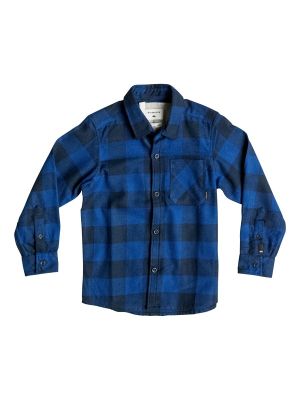 quiksilver, Motherfly Flannel - Chemise à manches longues, MOTHERFLY NAVY BLAZER (byj1) 0 Motherfly Flannel - Chemise à manches longues EQKWT03071 Quiksilver