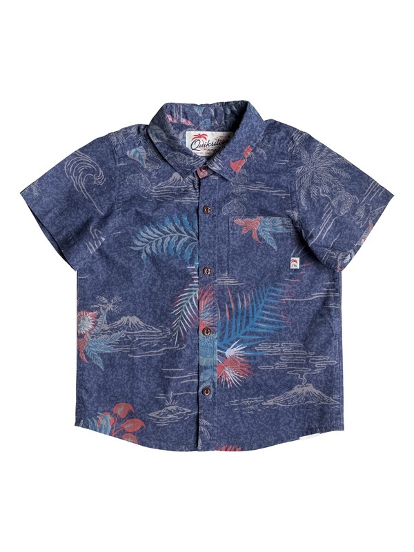 quiksilver, Channels Bruz - Chemise à manches longues, NAVY BLAZER CHANNELS BRUZ (byj6) 0 Channels Bruz - Chemise à manches longues Bleu EQKWT03110 Quiksilver