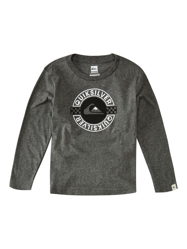 quiksilver, Ls Qs Tee Boy G13, MEDIUM GREY HEATHER (kpwh) 0 Ls Qs Tee Boy G13 EQKZT03003 Quiksilver