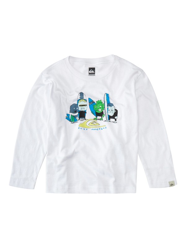 quiksilver, Ls Qs Tee Boy G15, WHITE (wbb0) 0 Ls Qs Tee Boy G15 EQKZT03005 Quiksilver