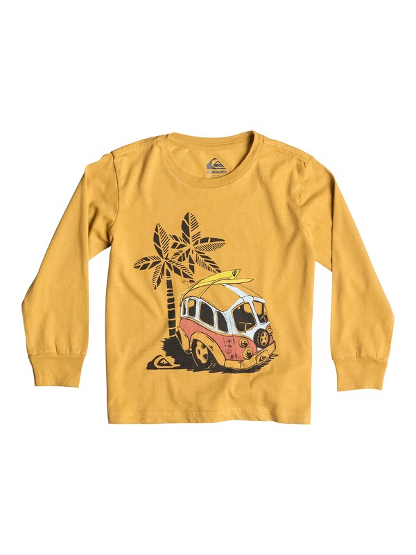 quiksilver, Organic Palm Combi - T-shirt manches longues, GOLDEN SPICE (yld0) 0 Organic Palm Combi - T-shirt manches longues EQKZT03033 Quiksilver
