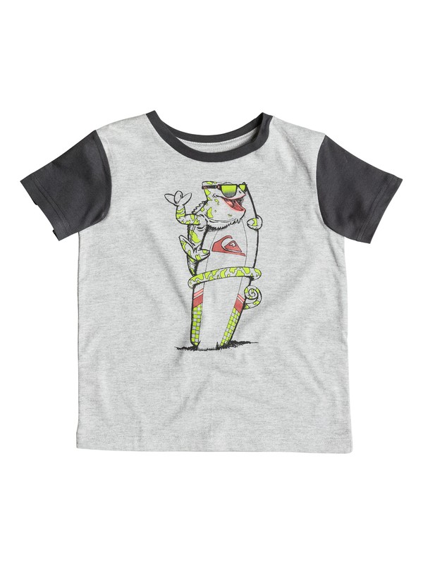 quiksilver, Colorblock Cameleo - T-shirt, ATHLETIC HEATHER/TARMAC (xssk) 0 Colorblock Cameleo - T-shirt EQKZT03060 Quiksilver