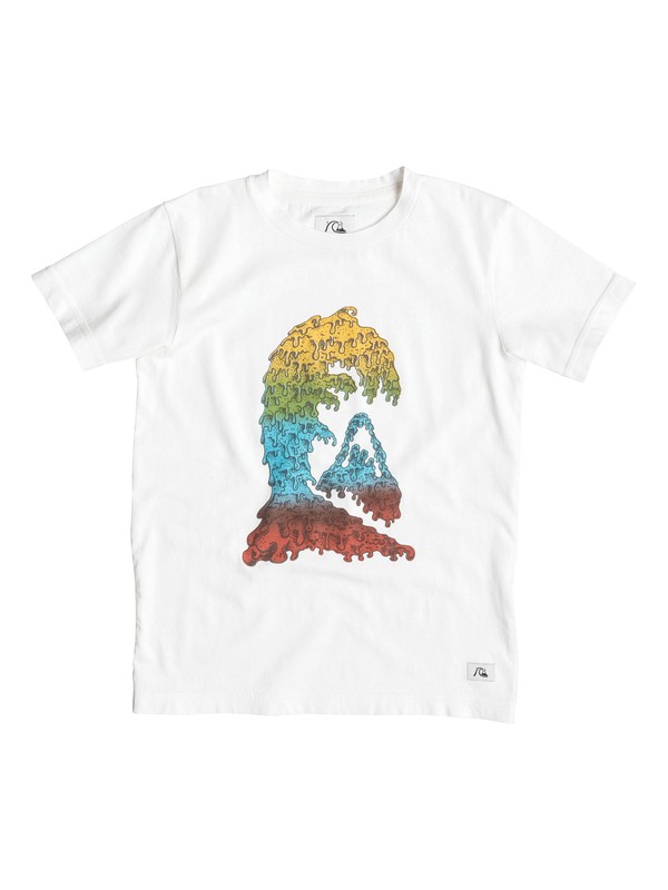 quiksilver, Garment D Candle Wave - T-shirt, SNOW WHITE (wbk0) 0 Garment D Candle Wave - T-shirt EQKZT03061 Quiksilver