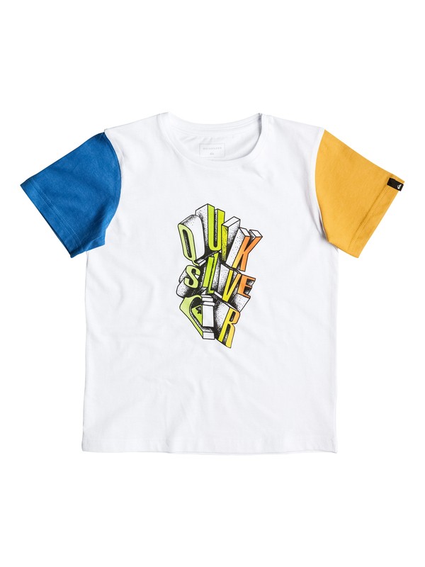 quiksilver, Classic Fries - Tee-Shirt, WHITE (wbb0) 0 Classic Fries - Tee-Shirt Blanc EQKZT03078 Quiksilver