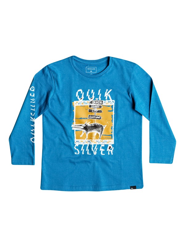 quiksilver, Classic Never Lost - Tee-Shirt à manches longues, VALLARTA BLUE (byh0) 0 Classic Never Lost - Tee-Shirt à manches longues Bleu EQKZT03085 Quiksilver