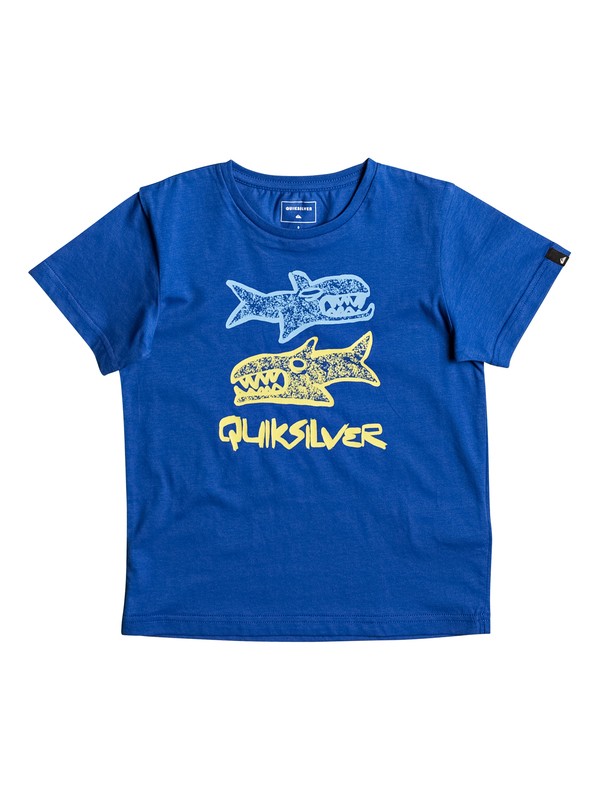 quiksilver, Classic Double Fish - Tee-Shirt, TURKISH SEA (bqs0) 0 Classic Double Fish - Tee-Shirt EQKZT03124 Quiksilver