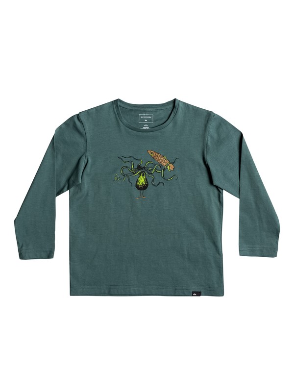 quiksilver, Classic Los Poulpos - T-Shirt à manches longues, SILVER PINE (gpa0) 0 Classic Los Poulpos - T-Shirt à manches longues EQKZT03127 Quiksilver