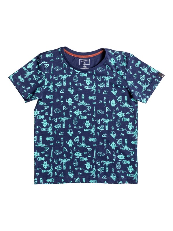 quiksilver, Allover Citrus Man - Tee-Shirt, MEDIEVAL BLUE (bte0) 0 Allover Citrus Man - Tee-Shirt EQKZT03131 Quiksilver