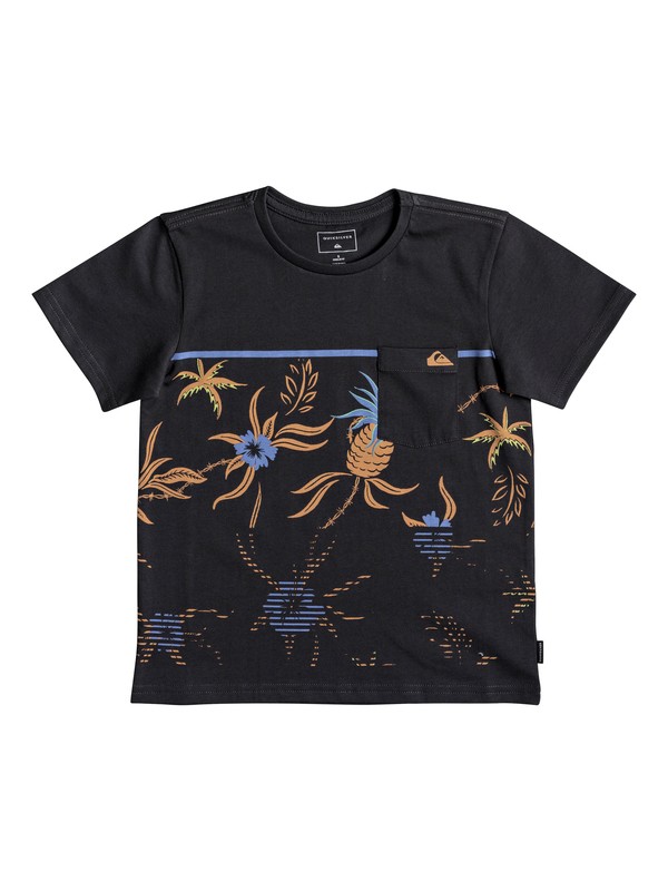 quiksilver, Stack For Days - T shirt avec poche, TARMAC (kta0) 0 Stack For Days - T shirt avec poche Noir EQKZT03206 Quiksilver