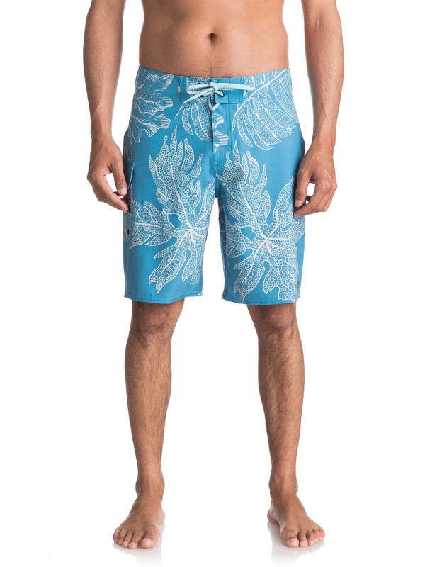 quiksilver, Men's Xoa 20" Boardshorts, CENDRE BLUE (bll0) 0 Men's Xoa 20" Boardshorts Blue EQMBS03025 Quiksilver