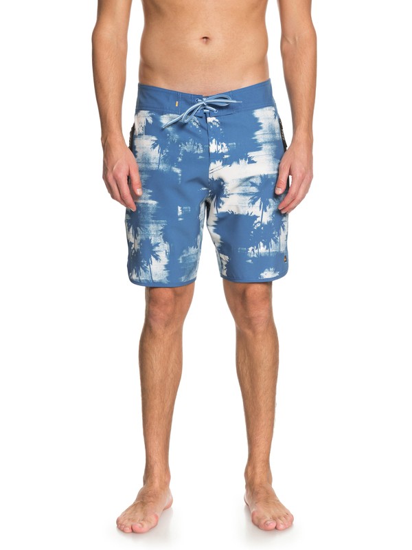 quiksilver, Waterman Paokalani Scallop Boardshorts, DEEP WATER (bpd0) 0 Waterman Paokalani Scallop Boardshorts Blue EQMBS03029 Quiksilver