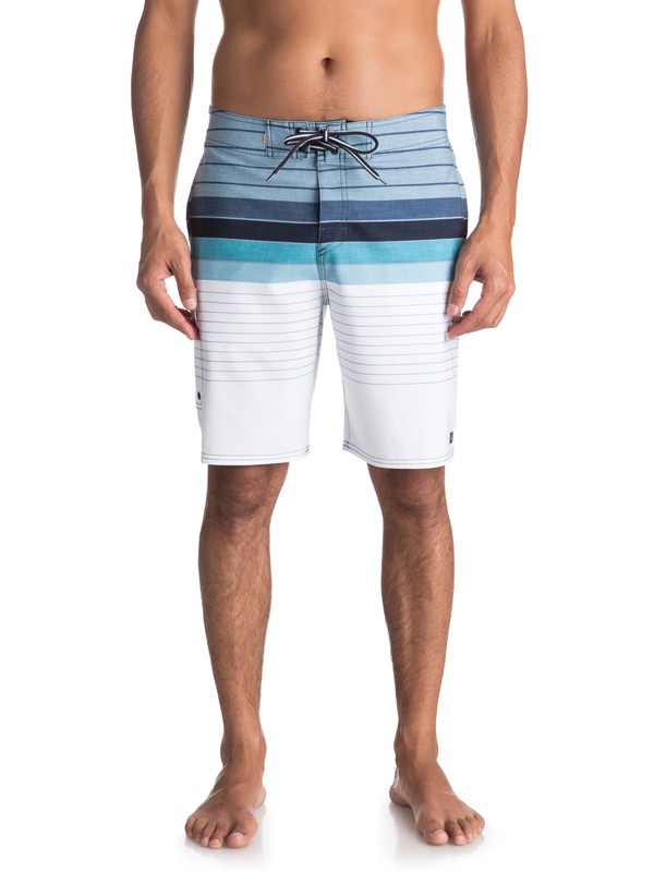 quiksilver, Waterman Admiral Stripe 20" Boardshorts, WHITE (wbb0) 0 Waterman Admiral Stripe 20" Boardshorts White EQMBS03033 Quiksilver