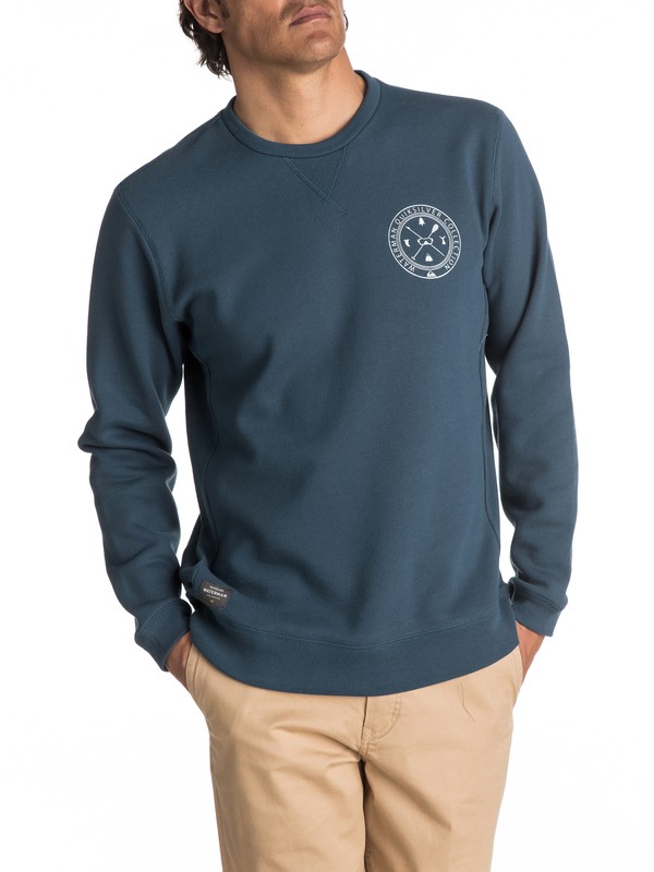 quiksilver, Waterman Pop The Bell - Sweat, MAJOR BLUE (bsm0) 0 Waterman Pop The Bell - Sweat EQMFT03005 Quiksilver