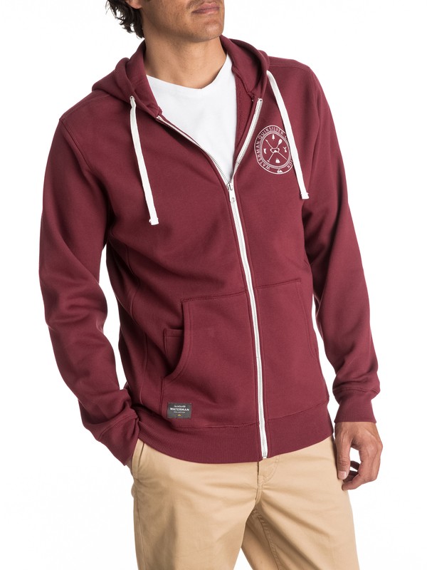 quiksilver, Waterman Ring The Bell - Sweat à capuche zippé, CABERNET (rzf0) 0 Waterman Ring The Bell - Sweat à capuche zippé Rouge EQMFT03008 Quiksilver
