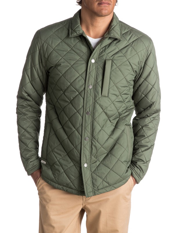 quiksilver, Waterman Puffed Up - Veste matelassée déperlante, BEETLE (gqm0) 0 Waterman Puffed Up - Veste matelassée déperlante Vert EQMJK03004 Quiksilver