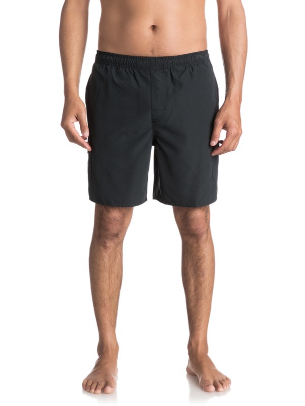 quiksilver, Waterman Balance 18" Volleys, BLACK (kvj0) 0 Waterman Balance 18" Volleys Black EQMJV03006 Quiksilver