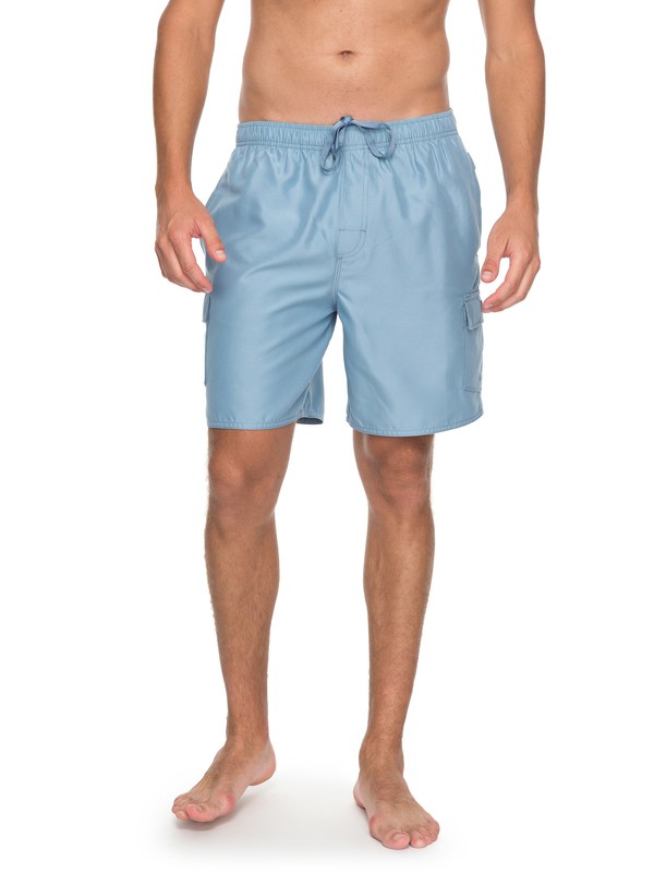 quiksilver, Waterman Balance Volley Boardshorts, BLUE SHADOW (bkq0) 0 Waterman Balance Volley Boardshorts Blue EQMJV03031 Quiksilver