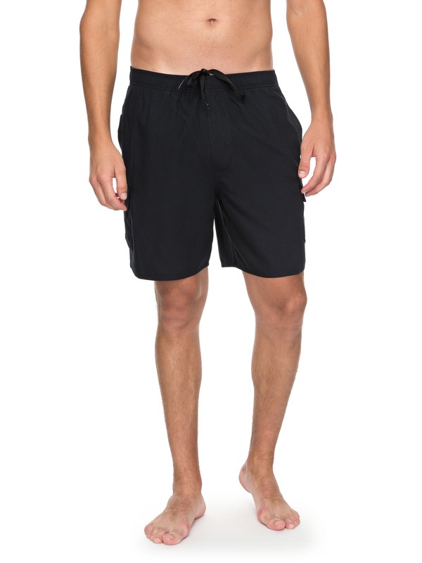 quiksilver, Waterman Balance Volley Boardshorts, BLACK (kvj0) 0 Waterman Balance Volley Boardshorts Black EQMJV03031 Quiksilver