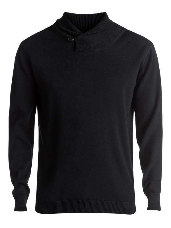 quiksilver, Waterman Warm Winds - Shawl-Neck Jumper, BLACK WARM WINDS (kvj3) 0 Waterman Warm Winds - Shawl-Neck Jumper Black EQMSW03004 Quiksilver