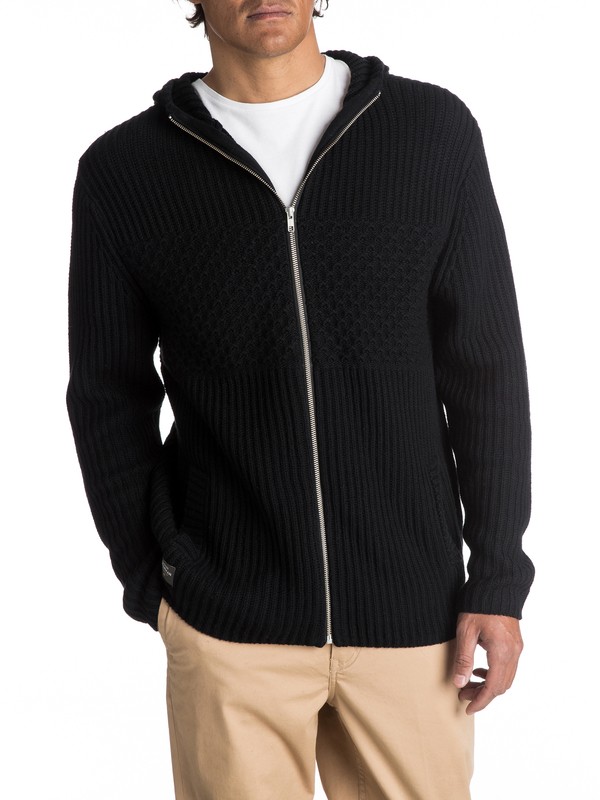 quiksilver, Waterman High Winds - Pull zippé à capuche, BLACK (kvj0) 0 Waterman High Winds - Pull zippé à capuche EQMSW03005 Quiksilver