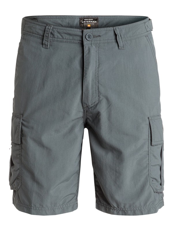 quiksilver, Waterman Skipper - Short, DARK SLATE (krd0) 0 Waterman Skipper - Short Noir EQMWS03016 Quiksilver