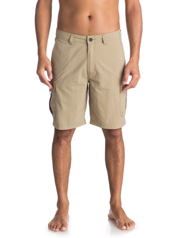 quiksilver, Waterman Skipper Cargo Shorts, TWILL (tka0) 0 Waterman Skipper Cargo Shorts Beige EQMWS03016 Quiksilver