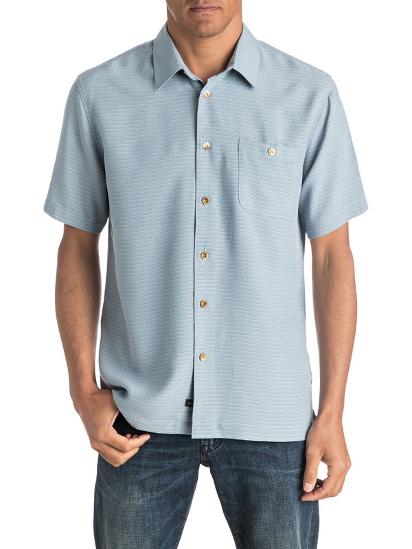 quiksilver, Waterman Marlin - Chemise à manches courtes, PROVENCIAL (blm0) 0 Waterman Marlin - Chemise à manches courtes Bleu EQMWT03008 Quiksilver