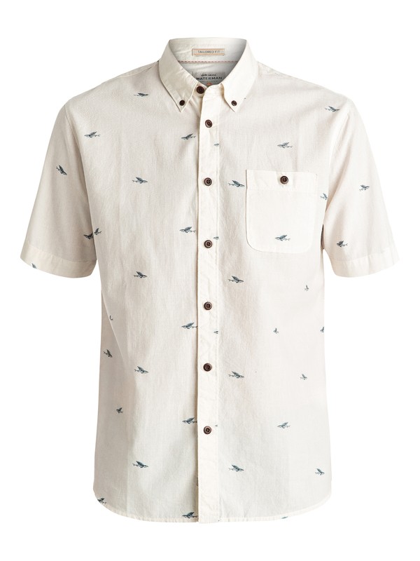 quiksilver, Waterman Post Surf - Chemise à manches courtes, PRISTINE (wcb0) 0 Waterman Post Surf - Chemise à manches courtes Blanc EQMWT03011 Quiksilver