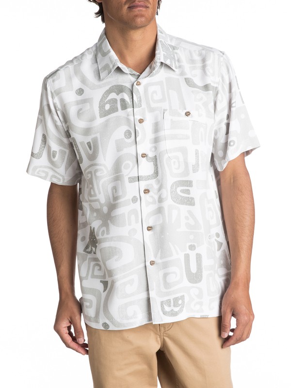 OLOWALU EQMWT03056 0 Waterman Olowalu Short Sleeve Shirt EQMWT03056 Quiksilver