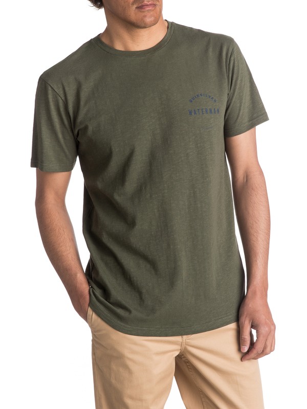 quiksilver, Waterman Water Defined - Maglietta, BEETLE (gqm0) 0 Waterman Water Defined - Maglietta EQMZT03024 Quiksilver