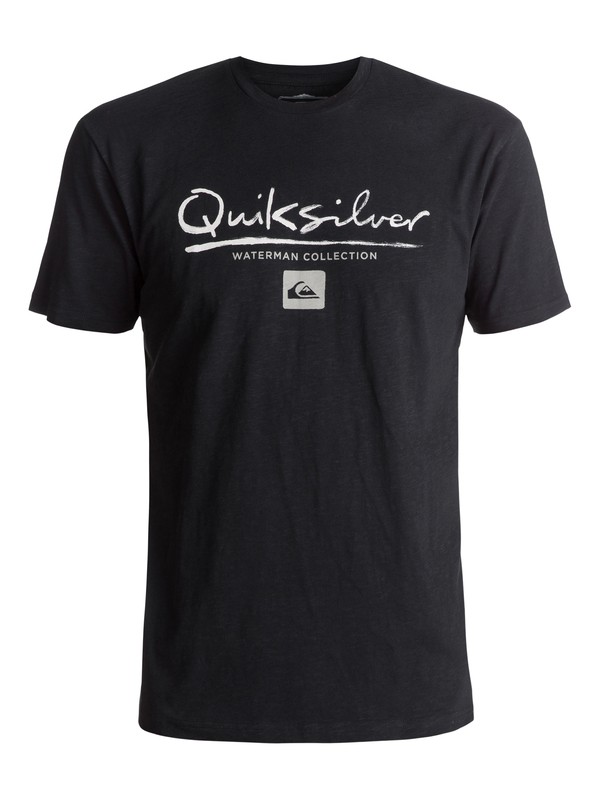 quiksilver, Waterman Gut Check - Maglietta, BLACK (kvj0) 0 Waterman Gut Check - Maglietta Black EQMZT03040 Quiksilver