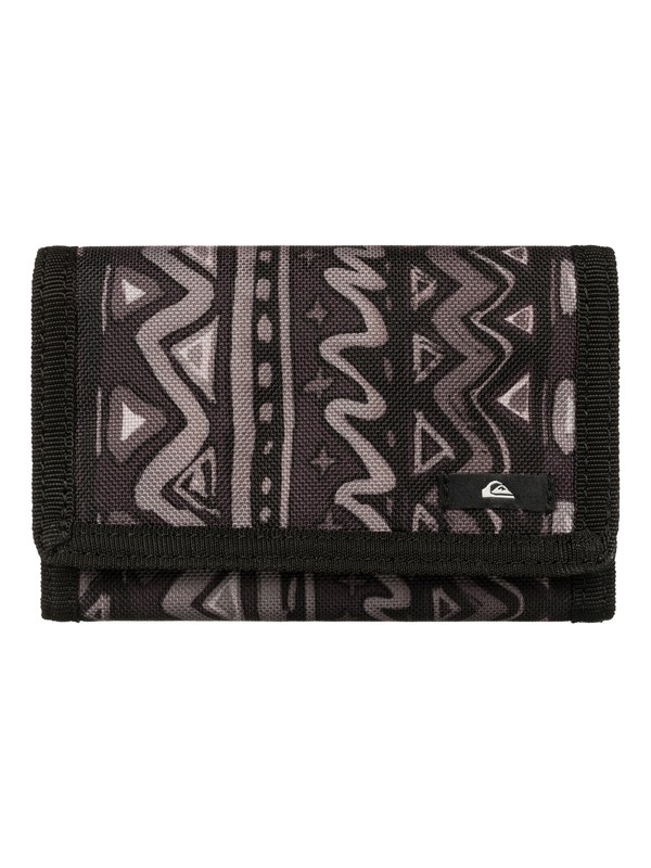 quiksilver, Weekend Wallet, AG47 NEW WAVE BLACK (kvj6) 0 Weekend Wallet EQYAA03164 Quiksilver