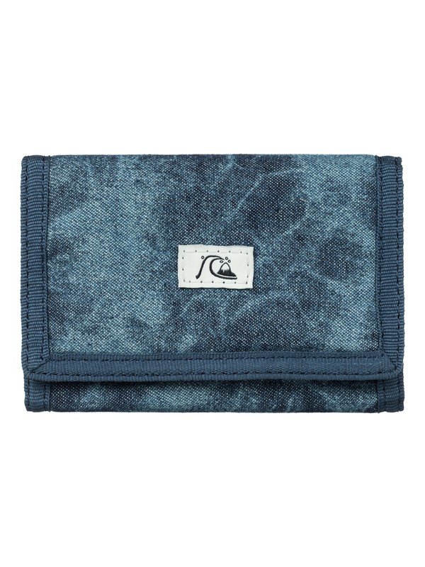 quiksilver, Scanner Wallet, DARK DENIM (brq0) 0 Scanner Wallet EQYAA03167 Quiksilver
