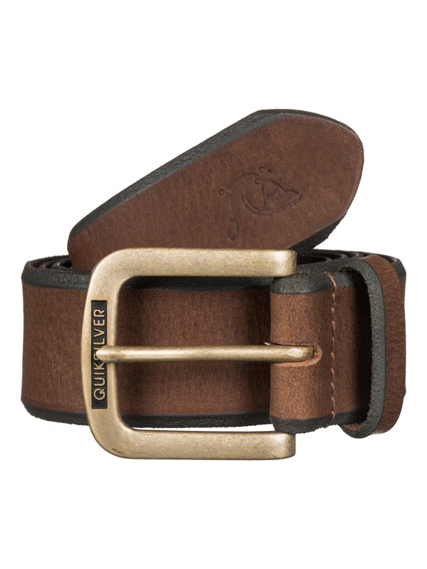 quiksilver, On The Edge - Ceinture en Cuir, CHOCOLATE (ctk0) 0 On The Edge - Ceinture en Cuir EQYAA03193 Quiksilver