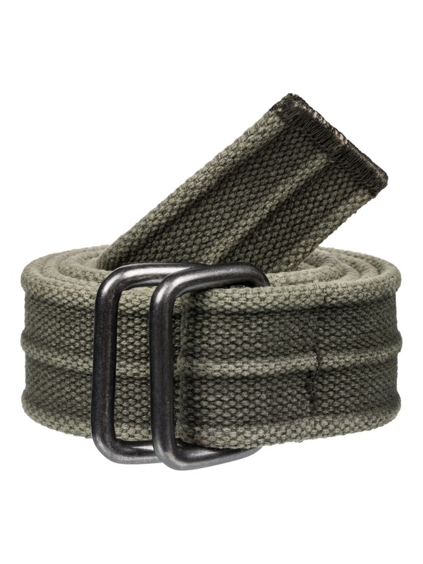 quiksilver, Simple Town - Ceinture, DUSTY OLIVE (gpb0) 0 Simple Town - Ceinture EQYAA03263 Quiksilver