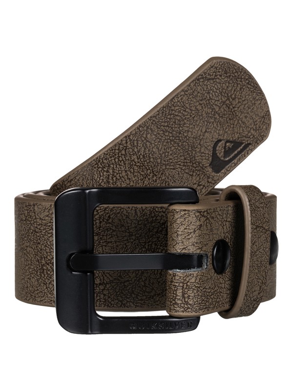 quiksilver, Main Street - Ceinture Effet Cuir, CHOCOLATE (ctk0) 0 Main Street - Ceinture Effet Cuir Marron EQYAA03287 Quiksilver