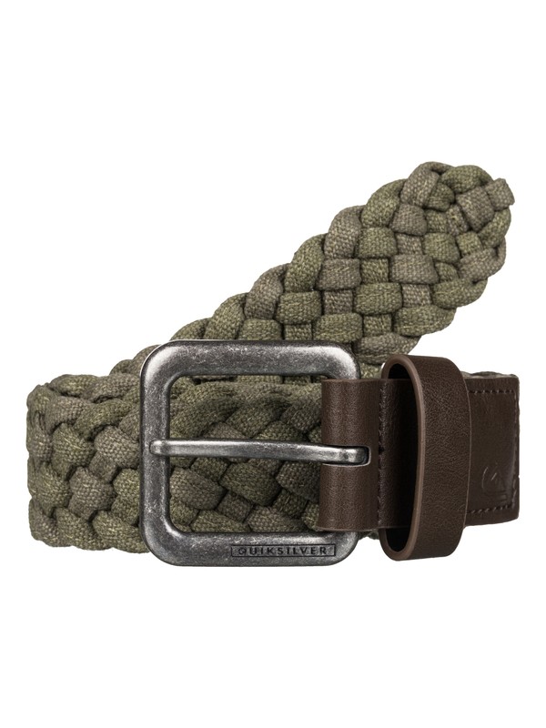 quiksilver, Weaving - Ceinture en coton, FOREST NIGHT (csn0) 0 Weaving - Ceinture en coton Marron EQYAA03340 Quiksilver