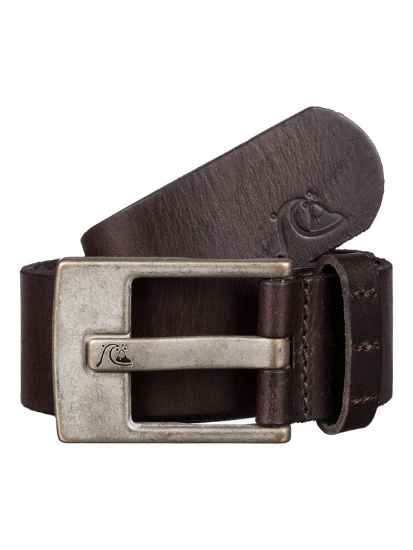 quiksilver, Section - Ceinture en Cuir, CHOCOLATE (ctk0) 0 Section - Ceinture en Cuir EQYAA03348 Quiksilver