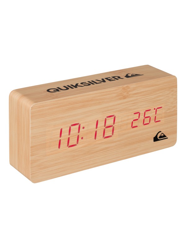 quiksilver, Quiksilver - Réveil en bois, ASSORTED (ast) 0 Quiksilver - Réveil en bois EQYAA03367 Quiksilver