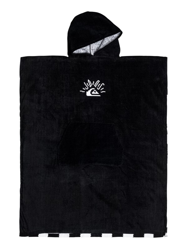 quiksilver, Julien David - Sortie de bain à capuche, BLACK (kvj0) 0 Julien David - Sortie de bain à capuche EQYAA03368 Quiksilver