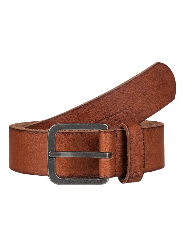 quiksilver, Slim - Ceinture en cuir, NATURAL LEATHER (cqf0) 0 Slim - Ceinture en cuir Marron EQYAA03470 Quiksilver