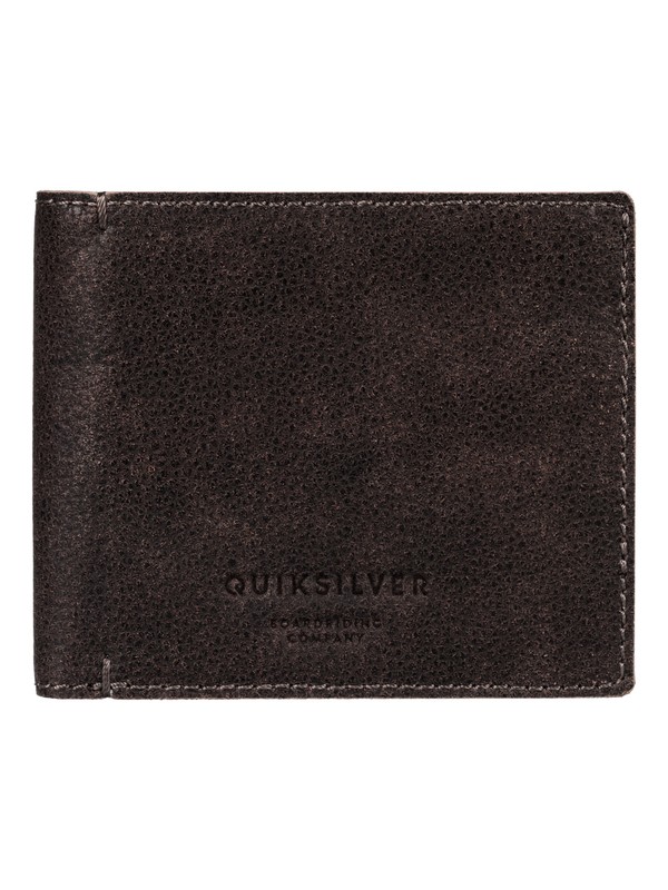quiksilver, Mack Plus - Portefeuille en cuir, BLACK (kvj0) 0 Mack Plus - Portefeuille en cuir Noir EQYAA03515 Quiksilver